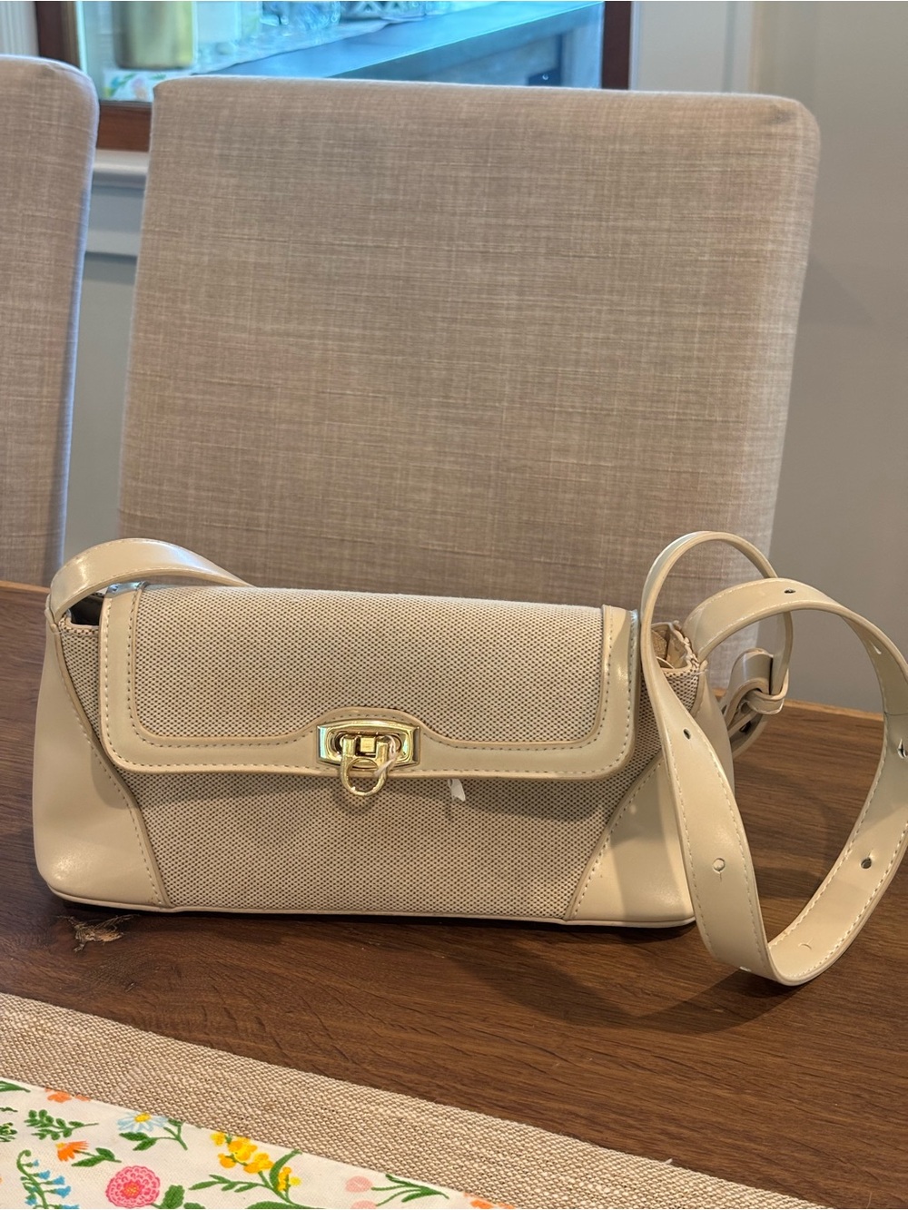 Purse with cross body